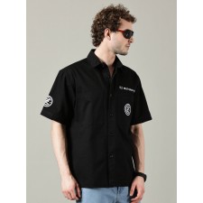 POLOKOŠILE (TRIČKO S LÍMEČKEM) ČERNÉ - ČZ MOTORCYCLES - (UNISEX)